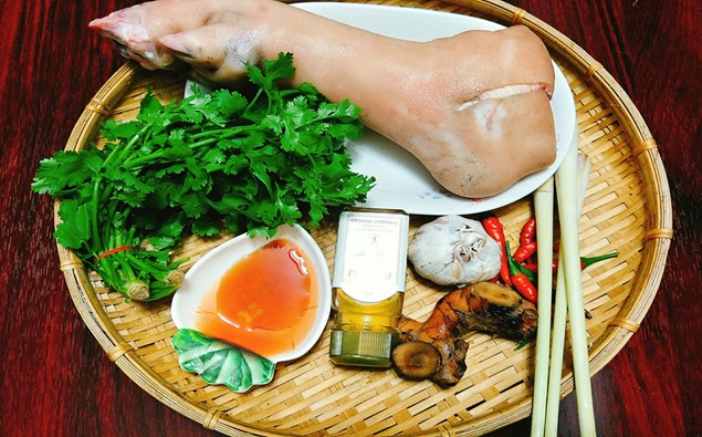 Thịt chân giò nấu giả cầy thơm ngon cho bữa cơm nhà
